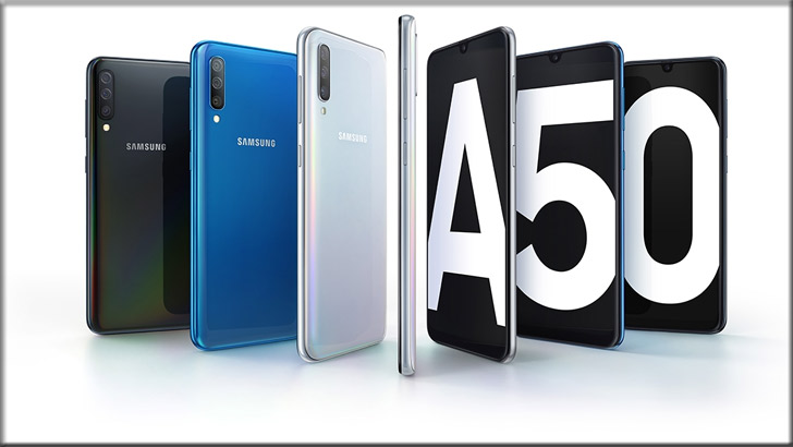 Samsung Galaxy A50 has On-Screen Fingerprint