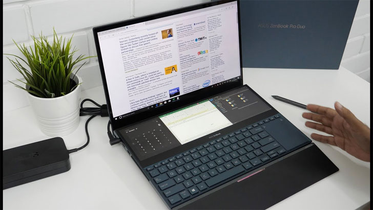 asus zenbook pro duo laptop