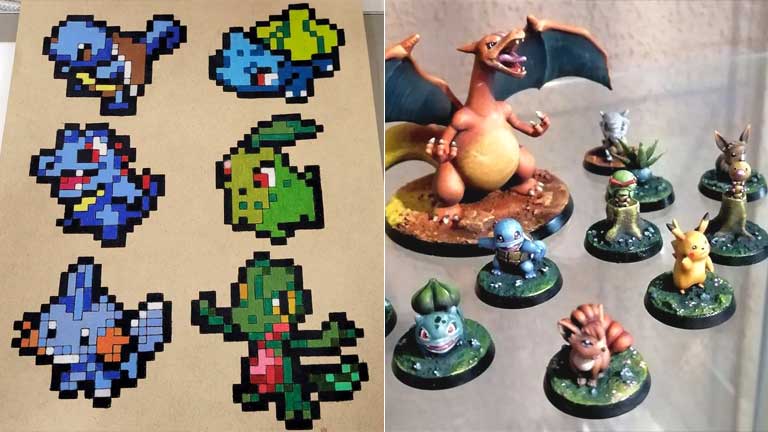 Evolution of Pokemon 8-bit to 3D