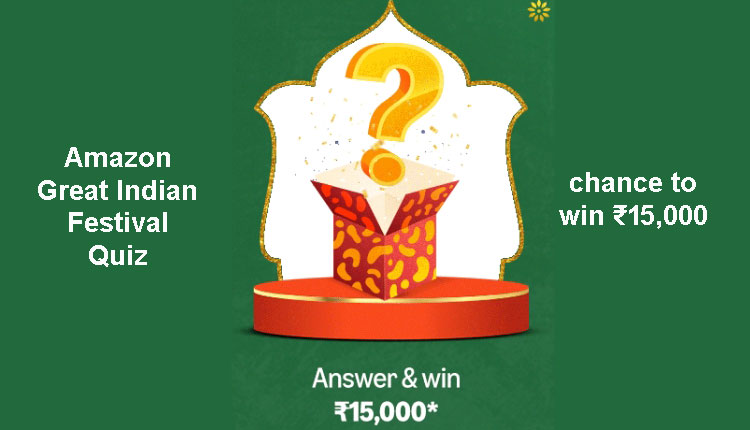 Amazon Great Indian Festival Quiz