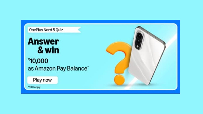 Amazon Oneplus Nord 5 Quiz Answers