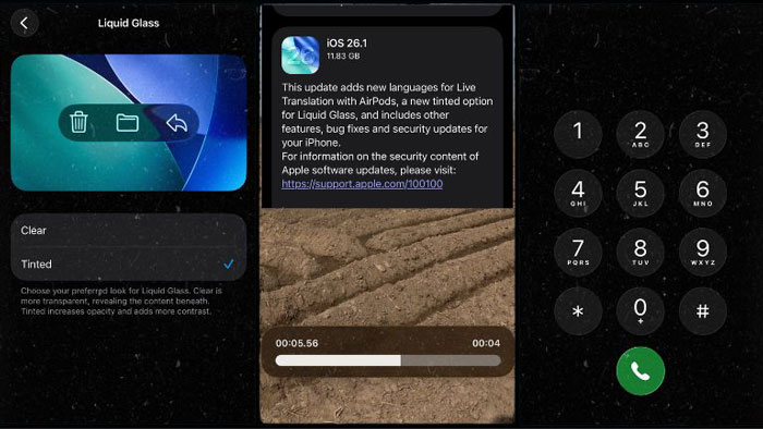 iPhone iOS 26.1 Update Features